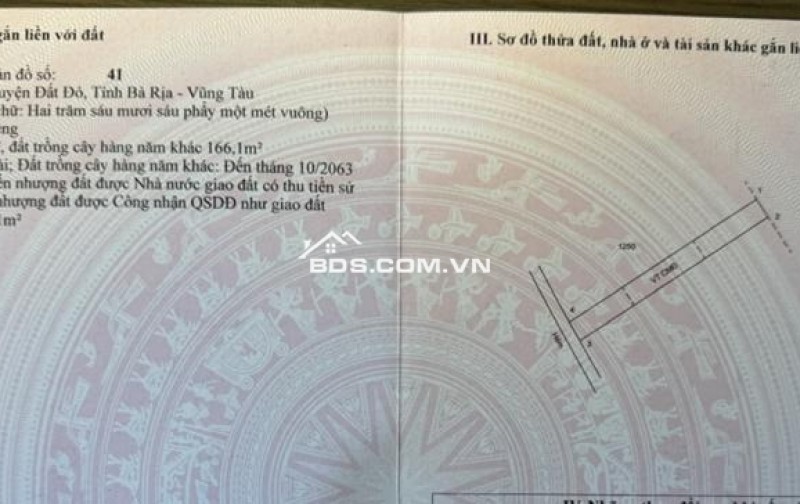 Chính chủ bán đất ở Bà Rịa Vũng Tàu